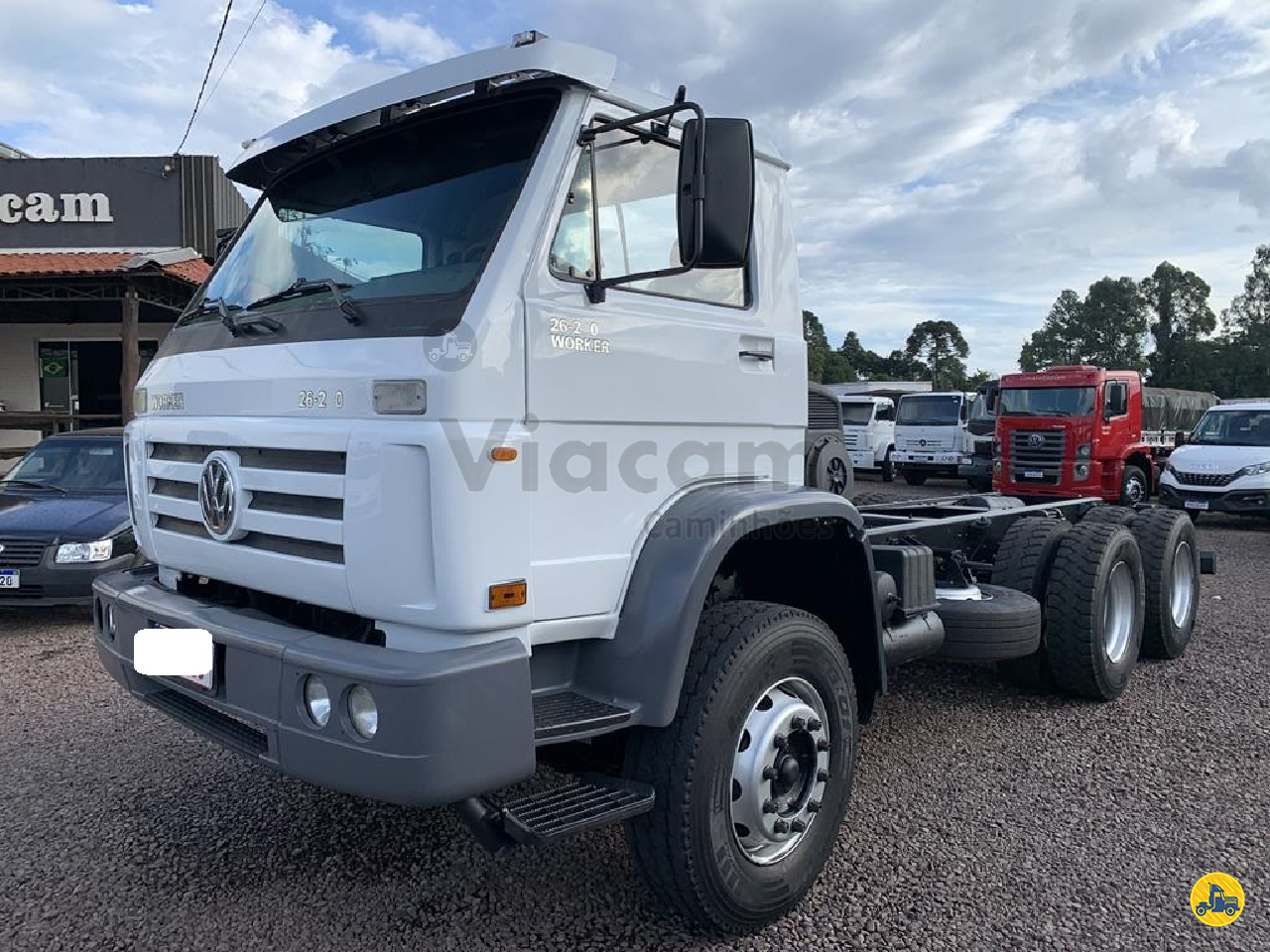 CAMINHAO VOLKSWAGEN VW 26220 Chassis Truck 6x4 Viacam Caminhões CASCAVEL PARANÁ PR